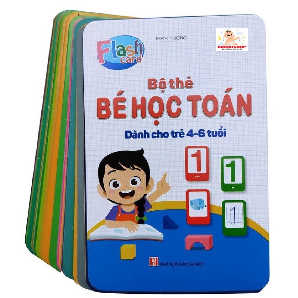 Trọn Bộ 16 Chủ Đề 416 Thẻ Học Thông Minh Song Ngữ Anh-Việt Nhận Biết về TGXQ và 42 Thẻ Dạy Trẻ Học Toán