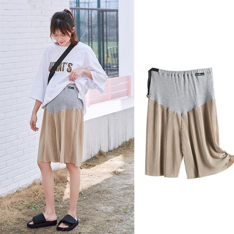 Quần shorts bầu ống rộng xếp li Dandelion Snugg