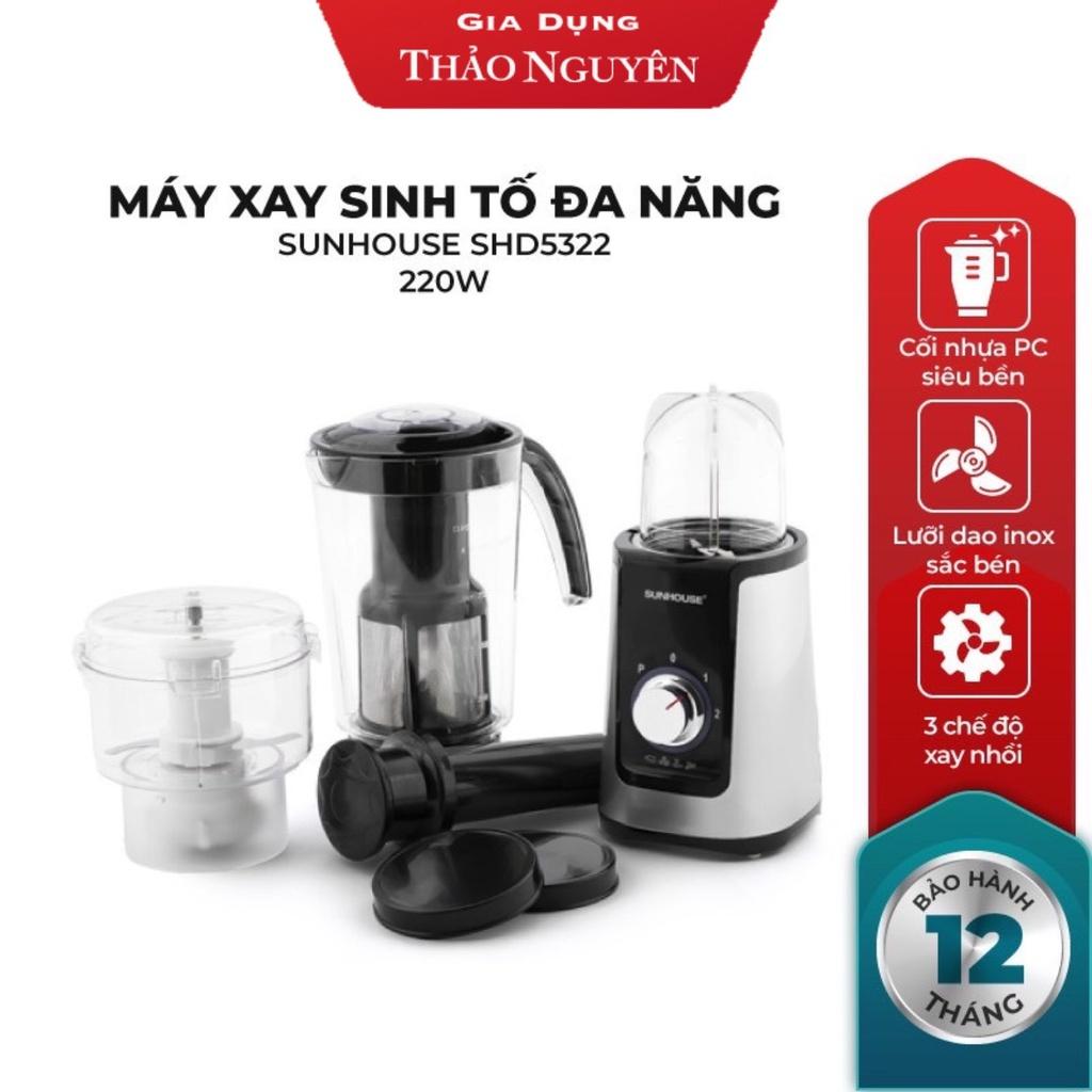 Máy xay sinh tố đa năng Sunhouse SHD5322( BH 12Tháng)