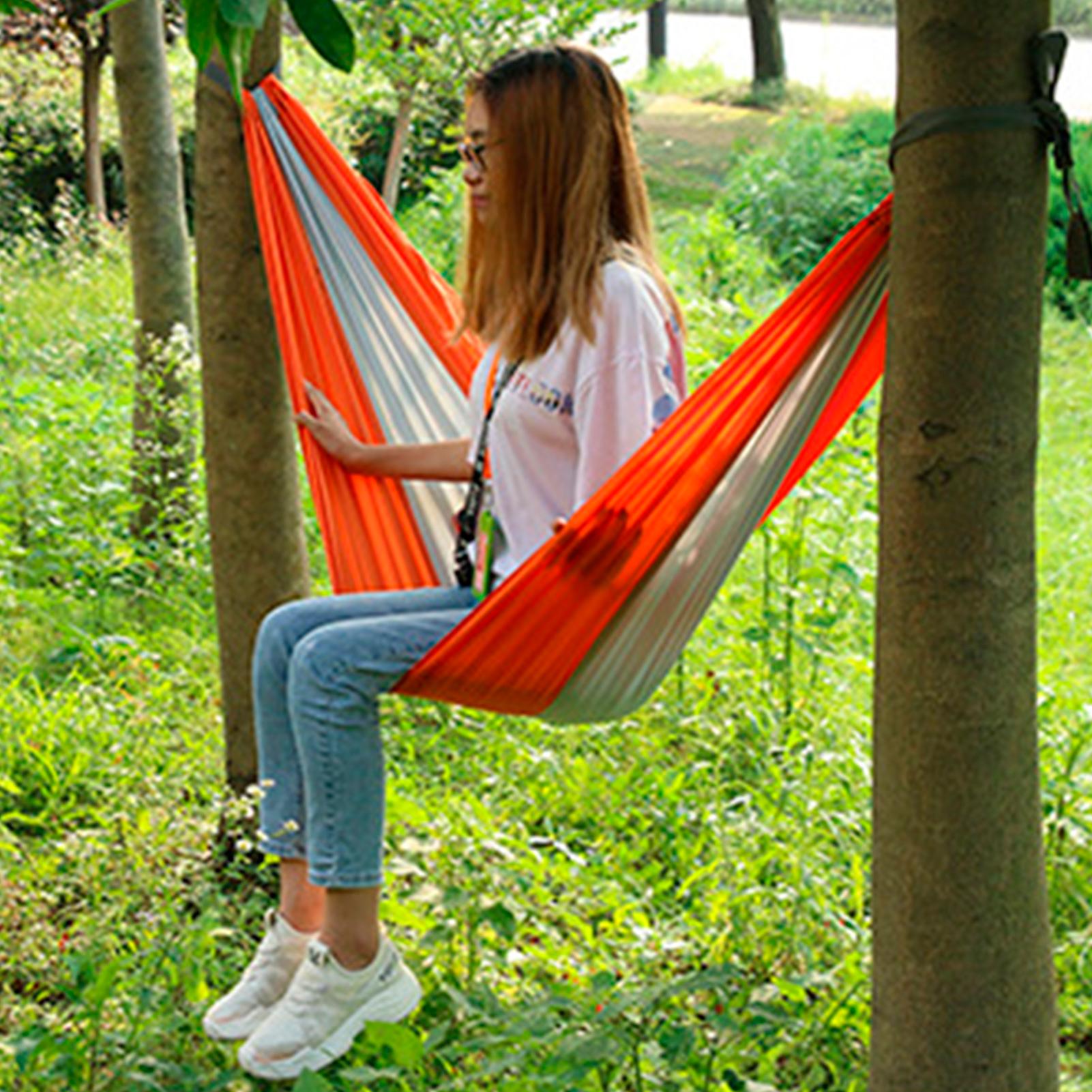 Đĩa Đơn Võng Ngoài Trời Rollover Phòng Chống Cắm Trại Vải Canvas Võng Treo Xoay Giường Cho Sân Du Lịch Đi Bộ Đường Dài Dropshipping