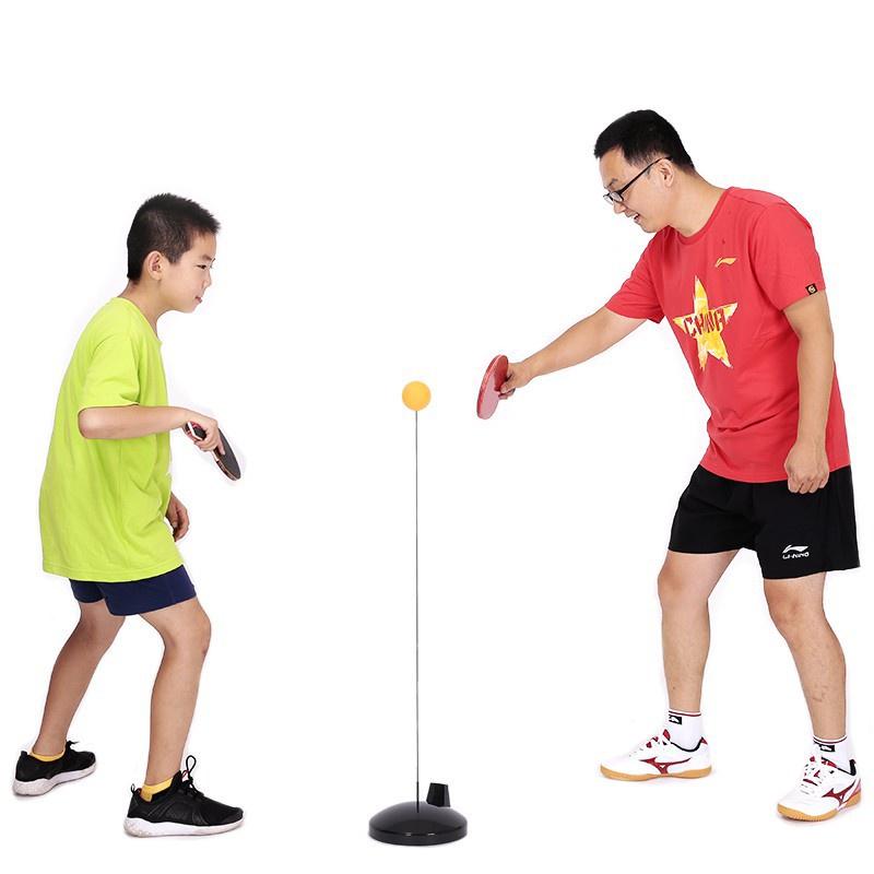 Sét bóng bàn luyện phản xạ cho bé ( tay vợt gỗ)