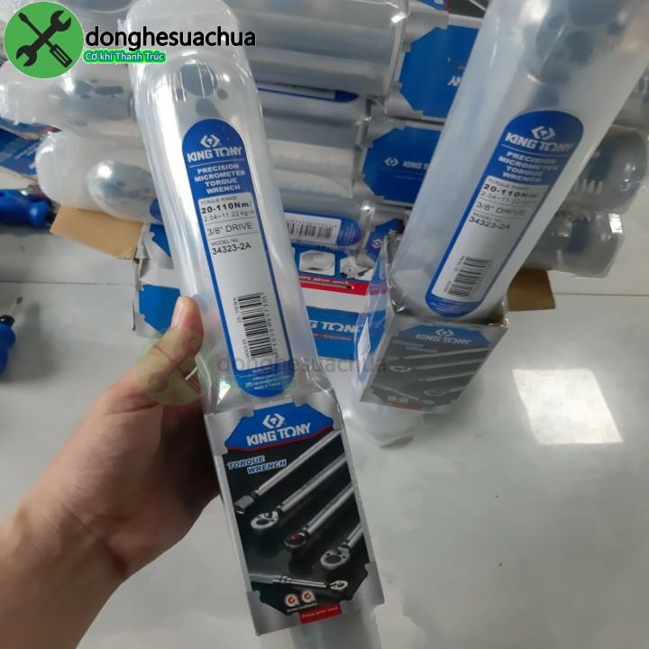 Cần Siết Lực Kingtony 34323-2A 20-110Nm Đầu Vuông 3/8, Cần Xiết Lực, Cần Chỉnh Lực, Cần Nổ, Cần Số