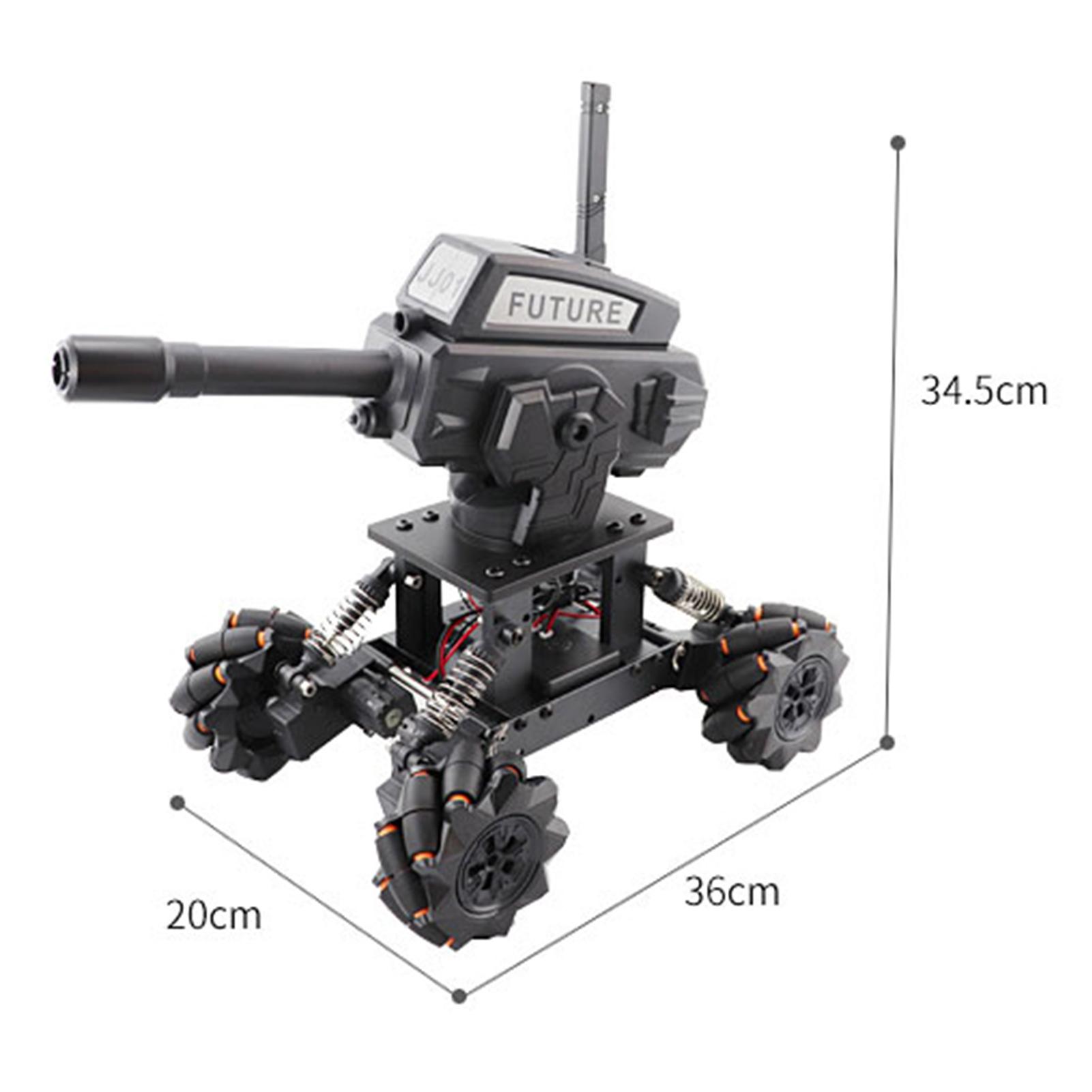 Đồ chơi xe tăng điều khiển từ xa JJ01 DIY 2.4GHz 14CH RC