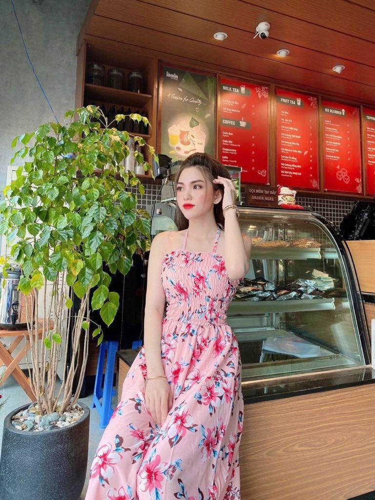 ĐẦM HOA MAXI NHÚN 76122058 [MỎ CHU SHOP