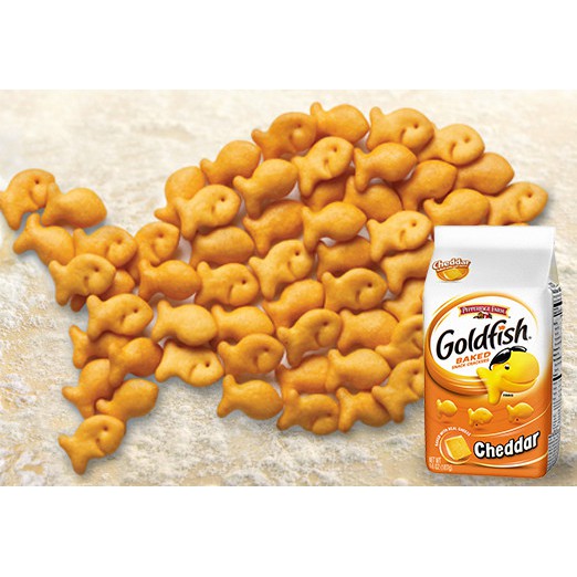 Bánh cá Goldfish Pepperidge Farm Mỹ 187g - vị phô mai