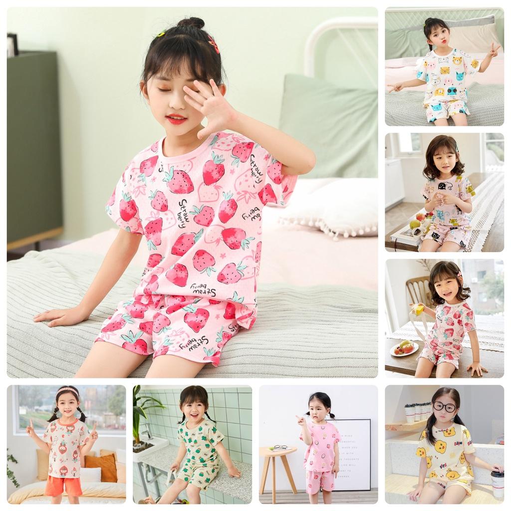 BT21 Size90-150 (9-35kg) Set bộ bé gái (Bộ thun lỗ thông hơi hàn quốc xịn 100% cotton) Thời trang trẻ Em