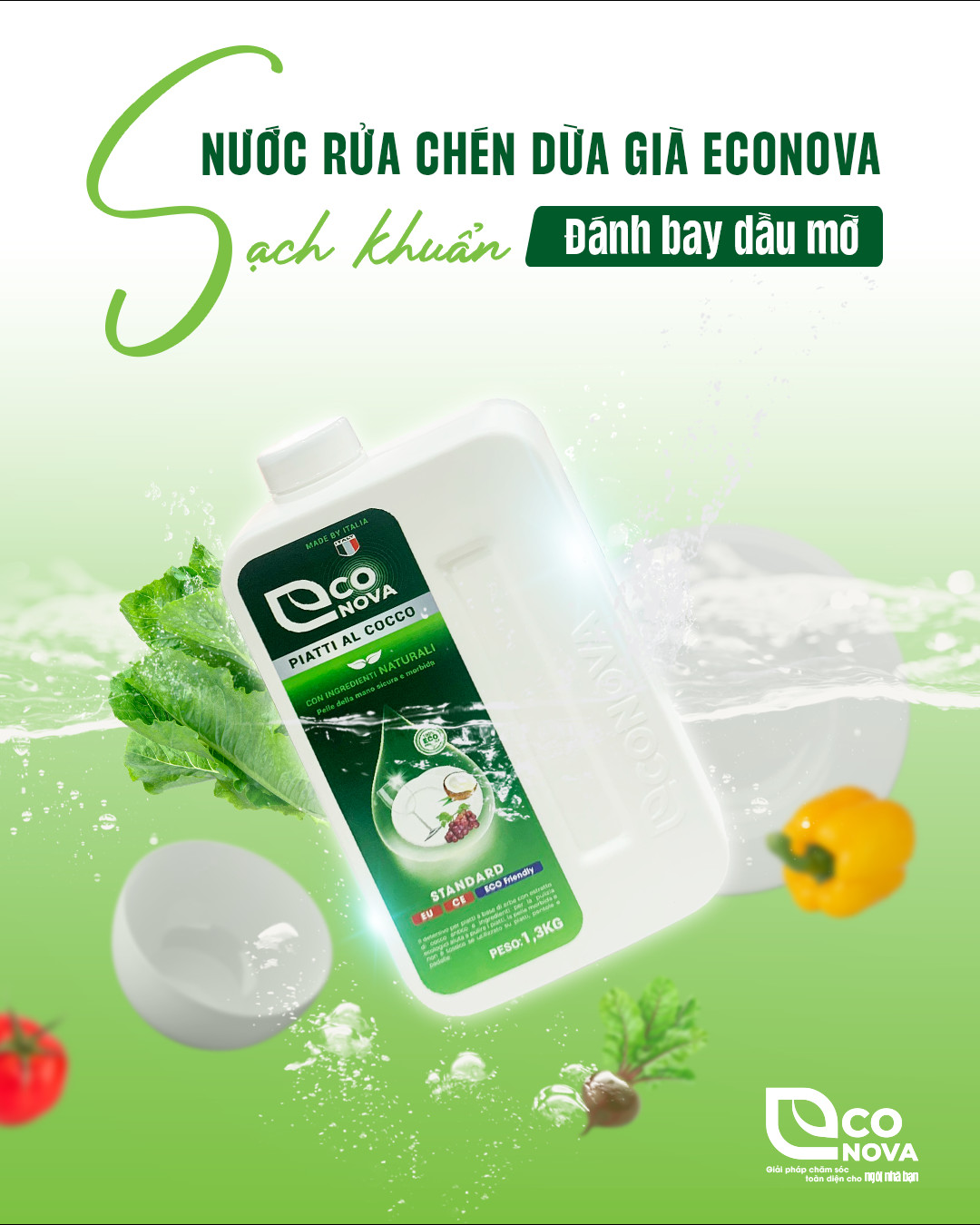 NƯỚC RỬA CHÉN THẢO MỘC DỪA GIÀ- PIATTI AL COCCO