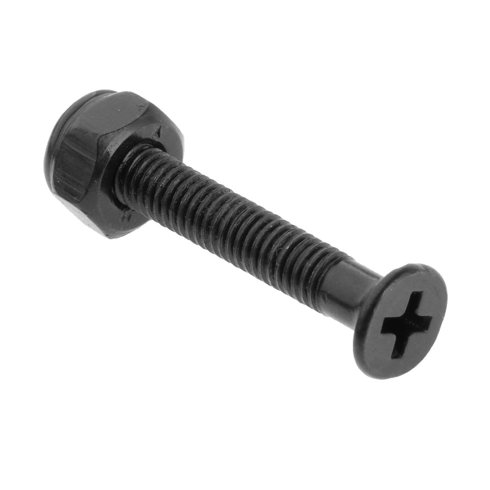8pcs Replacement Longboard Skateboard Truck Wheel Hardware Screws Nuts Bolts