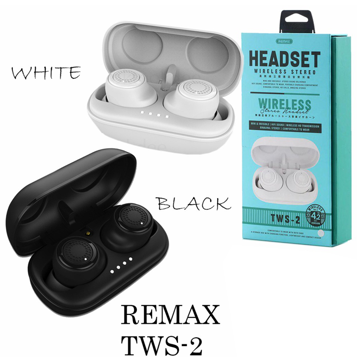 Tai nghe Bluetooth True Wireless Remax Earbuds TWS-2S - TWS-2S - Hàng nhập khẩu