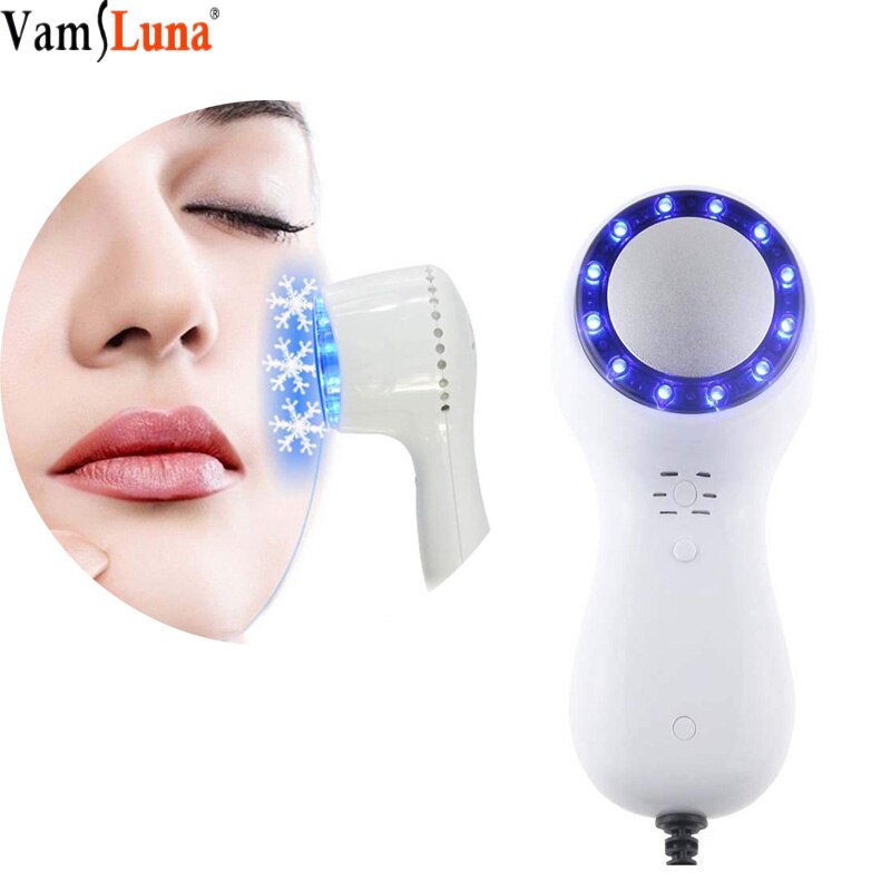 Búa lạnh massage trị mụn , máy di chất D777 hàng nhập khẩu