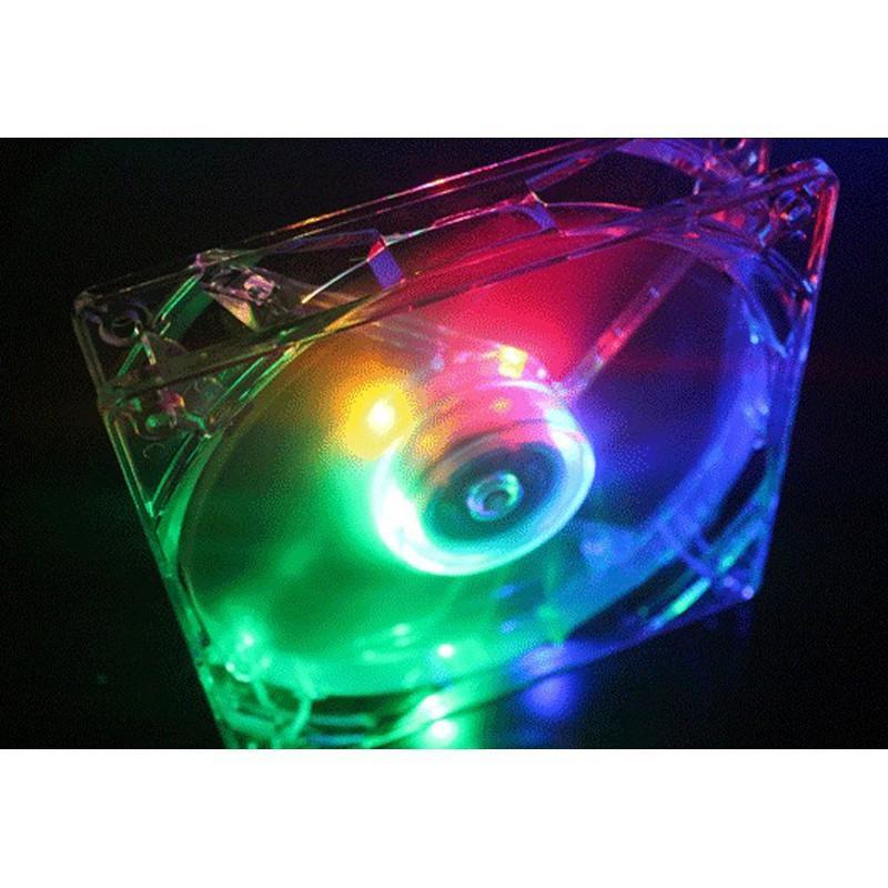 FunnyQuạt tản nhiệt CPU 80mm có đèn LED RGB