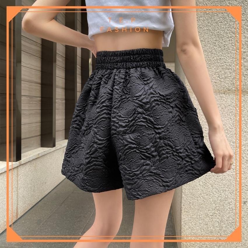 Quần Short Nữ Xốp Phồng Dập Nổi 3D Tep Fashion - QS016