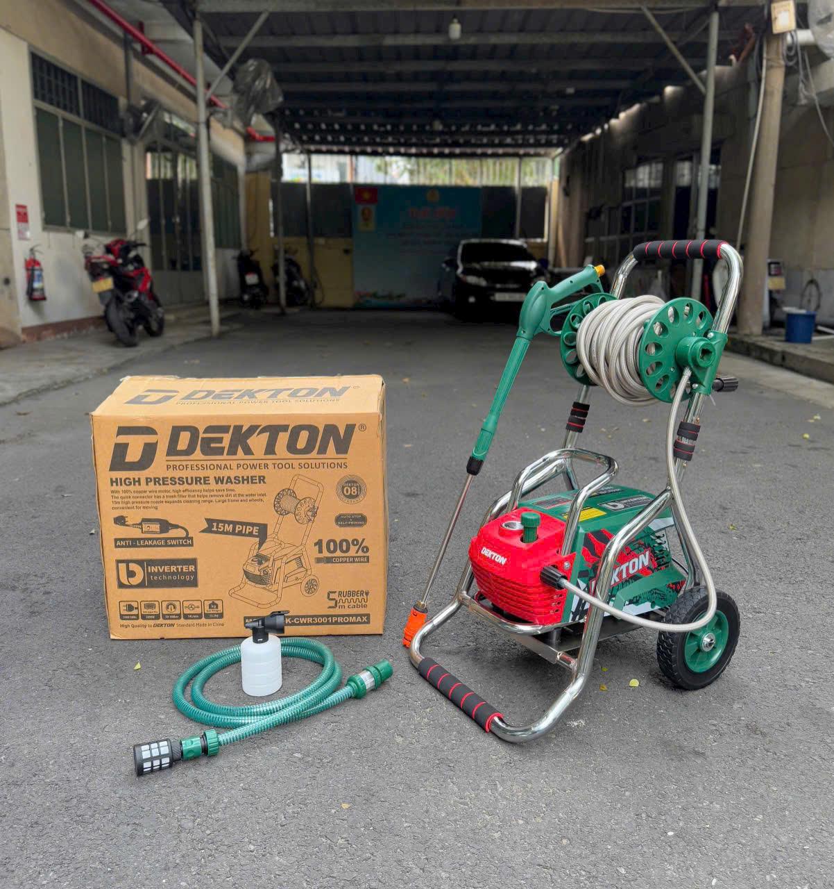 MÁY RỬA XE 1350W 110 BAR DK-CWR3001PROMAX DEKTON - HÀNG CHÍNH HÃNG