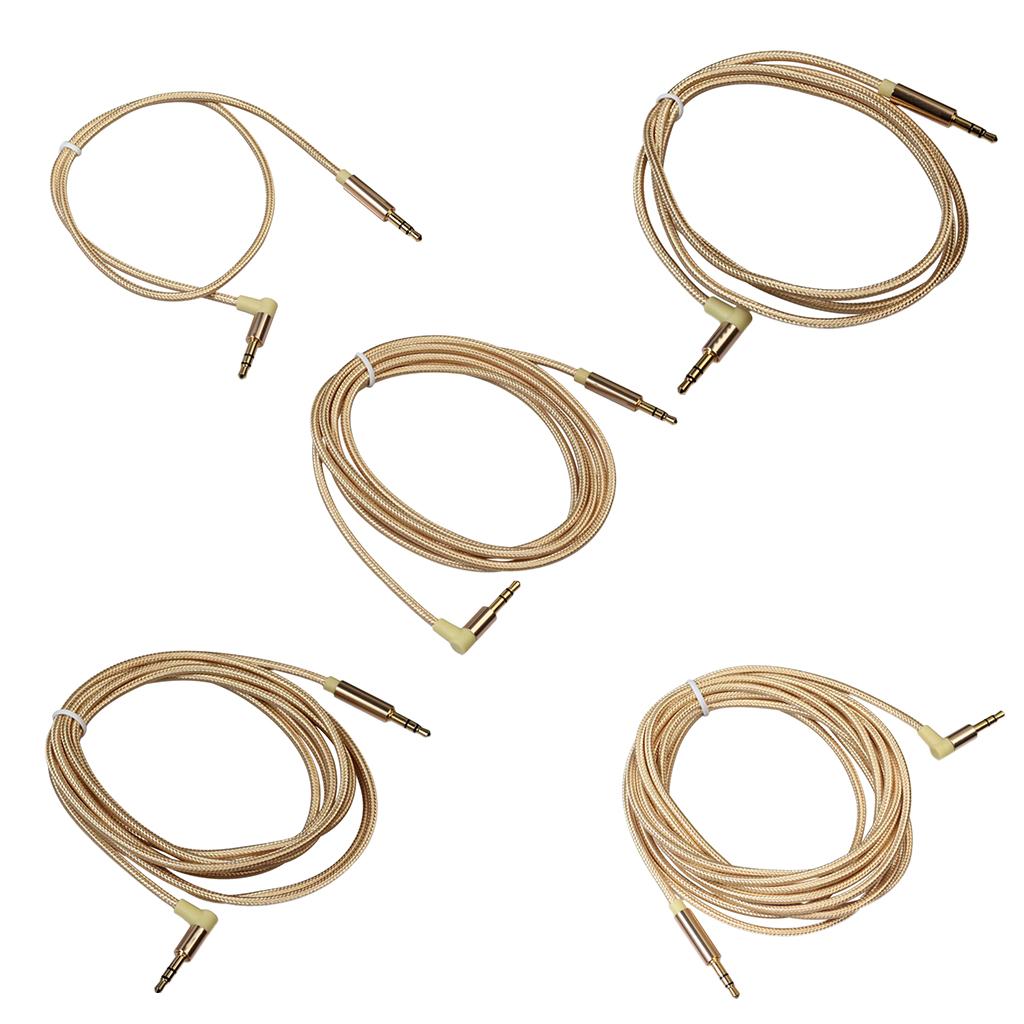 1/8 Inch 3.5mm Jack Male to Male Headphone Earphone Audio Cable Cord