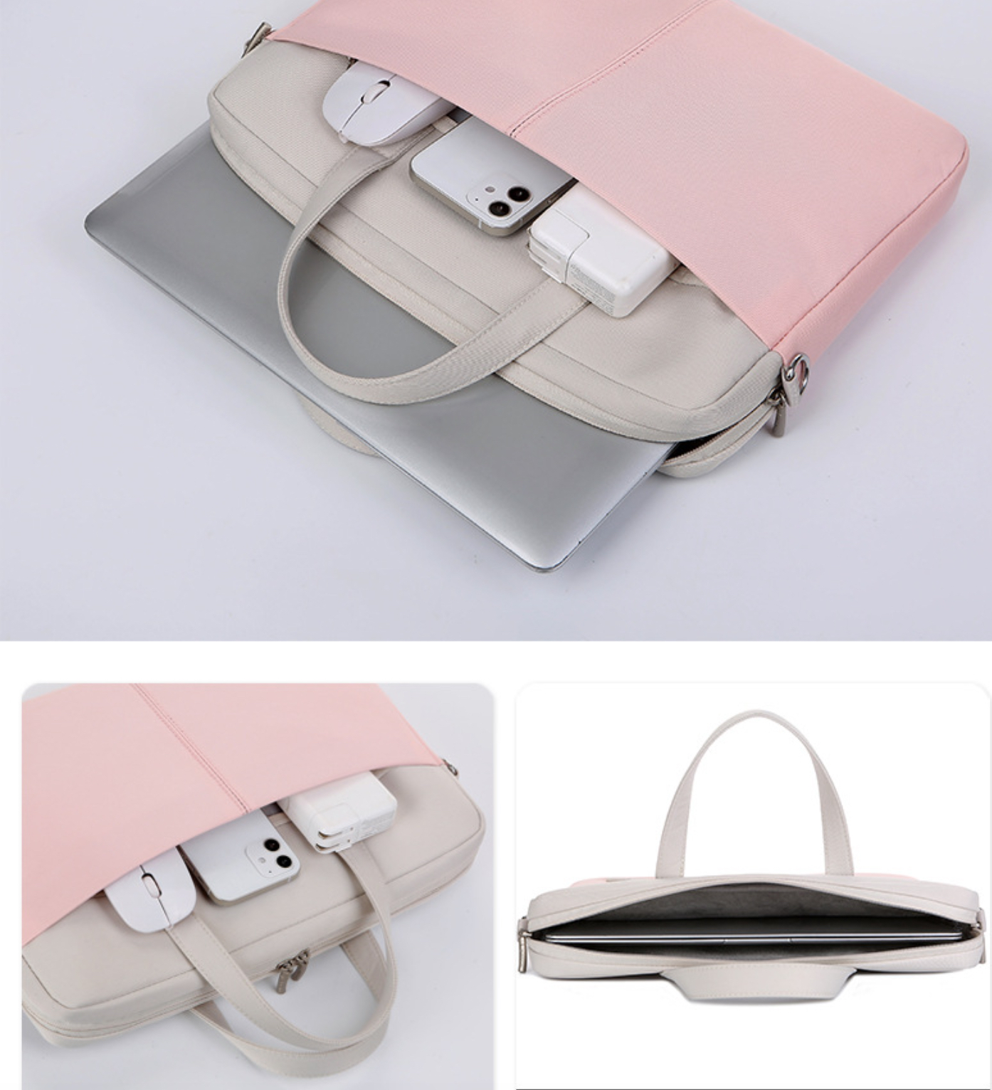 Túi chống sốc máy tính laptop surface, túi đeo chéo chống sốc laptop cặp túi công sở nữ mỏng gọn nhé cute dễ thương - Hàng chính hãng