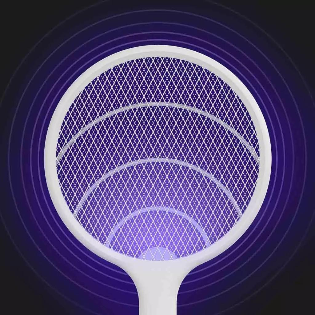 Vợt Điện Diệt Muỗi Xiaomi Qualitell Thiết Kế Lớp Lưới Bắt Muỗi/Ruồi/Côn Trùng Có Thể Treo Tường Tiện Lợi-Hàng chính hãng