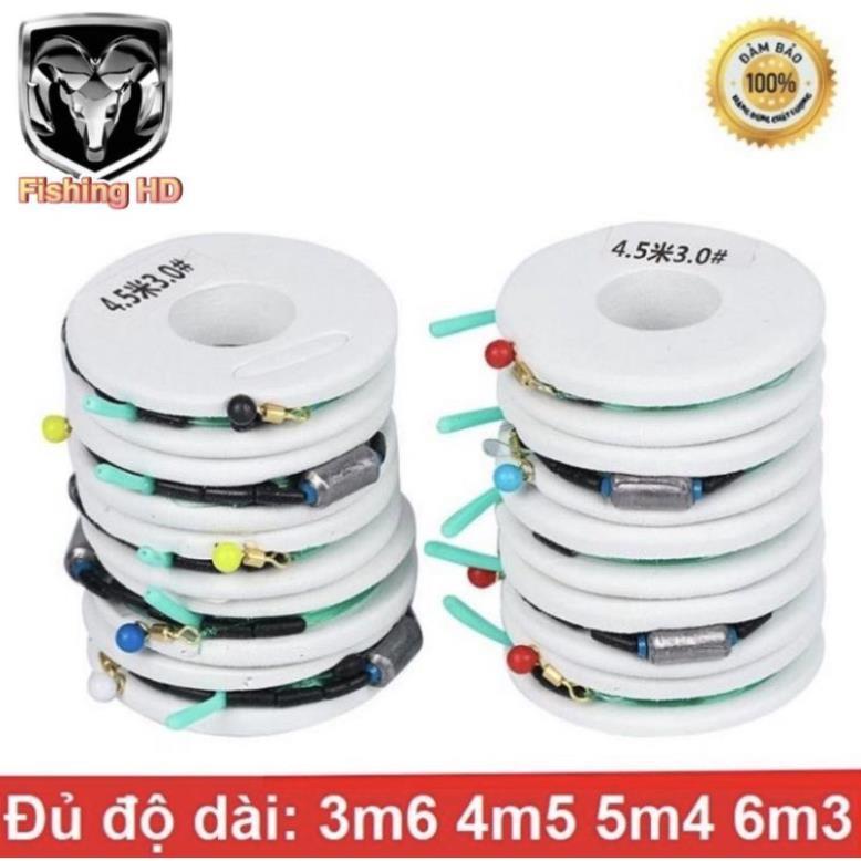 Dây Trục Câu Đài Buộc Sẵn Dây Câu Cá Tàng Hình Siêu Rẻ DC3 đồ câu FISHING_HD