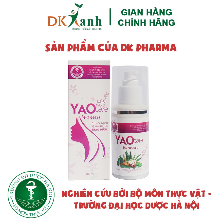 Bọt vệ sinh thảo dược Yaocare Women - Dk Pharma - 100ml