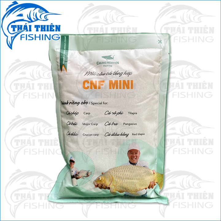 Mồi Câu Cá Tổng Hợp Cám CNF Mini Chung Nguyễn Fishing Gói 300g Dùng Câu Chép, Trôi, Trắm, Phi