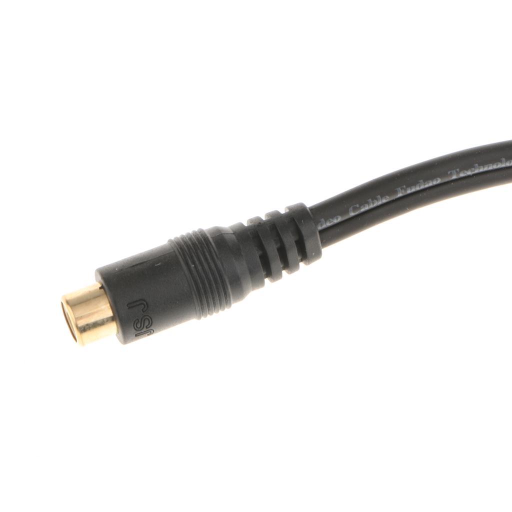 2x RCA Female to 2-RCA Male Digital Coaxial Splitter Y-Splitter Cable 0.2m