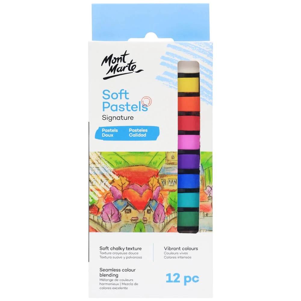 Phấn tiên Mont Marte soft pastel 12/36 màu