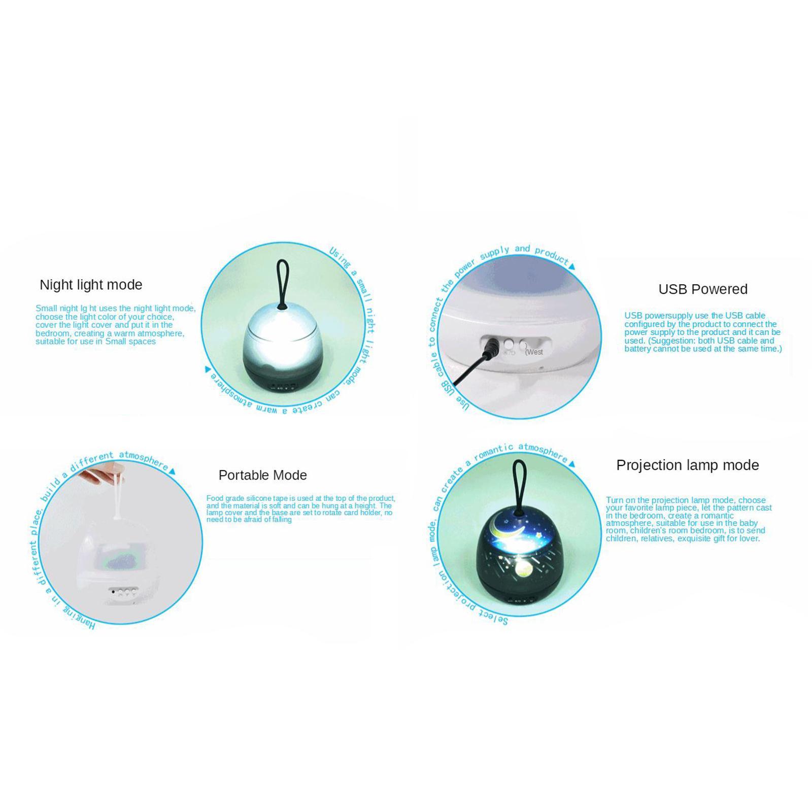 LED Night Light Children Baby Kids Bedside Lamp Bedroom Living Room Light