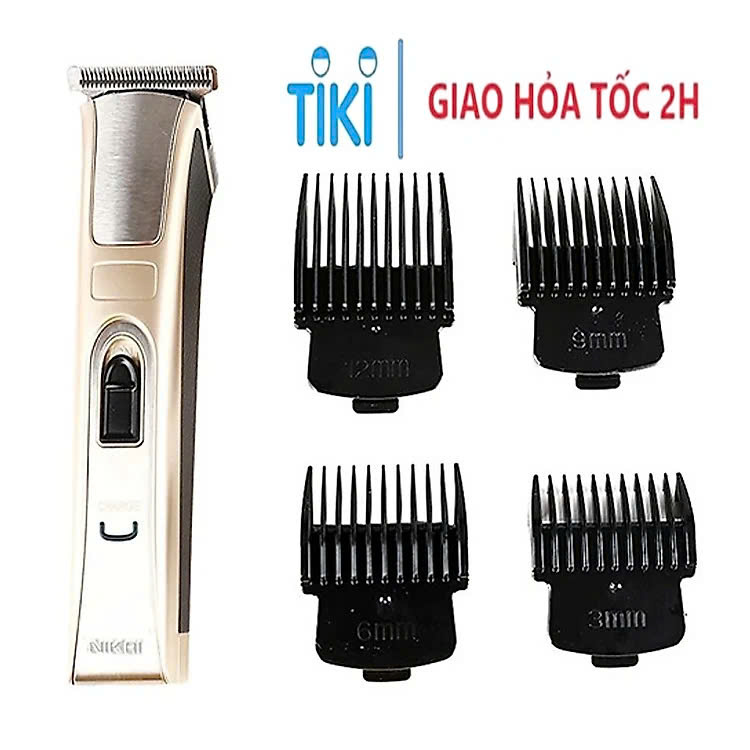 Tông đơ cắt tóc pin sạc hớt tóc cho bé và người lớn kèm phụ kiện - Chính hãng