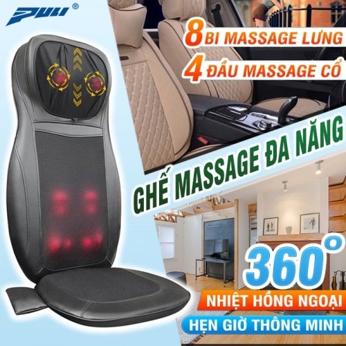 Ghế massage ô tô hồng ngoại Puli PL-802