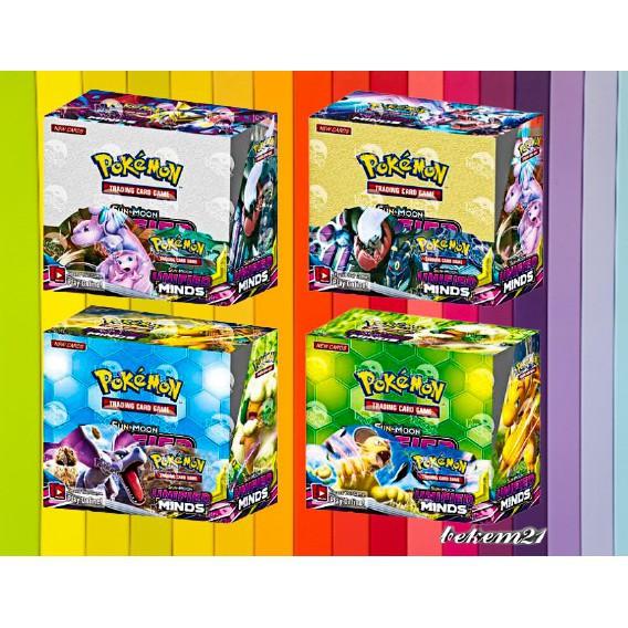 BỘ 324 lá thẻ bài POKEMON Board game Pokemon Tcg: Sun &amp; Moon