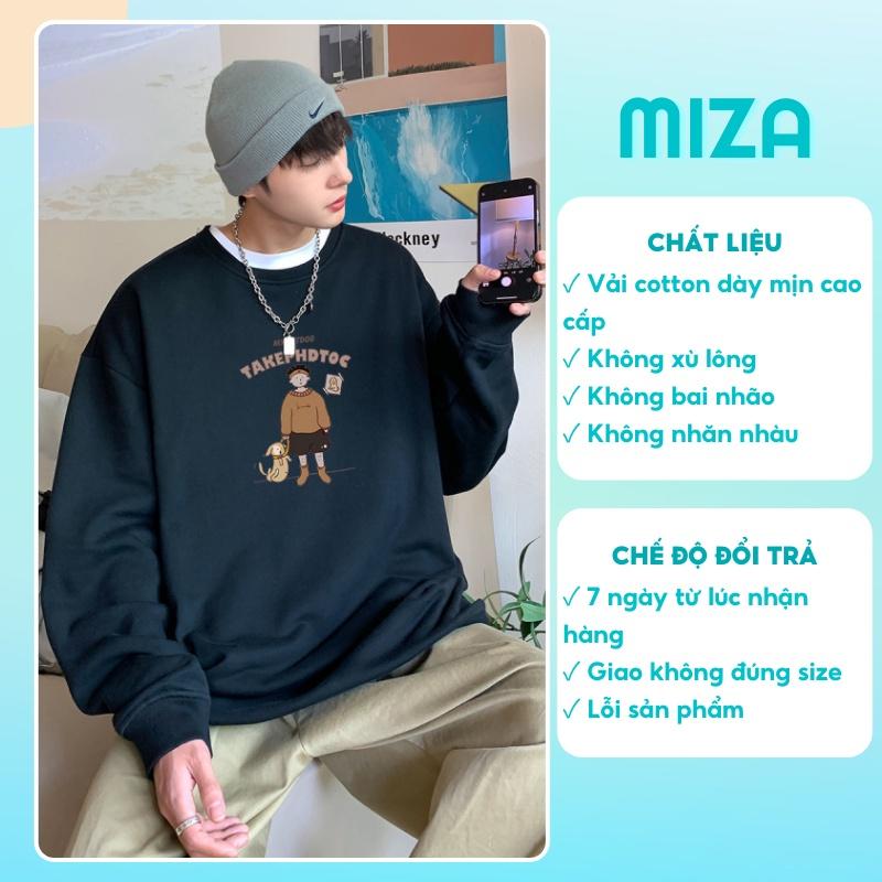 Áo sweater nam nữ unisex form rộng đôi len nỉ ngoại local brand đẹp cặp đôi ulzzang hàn quốc oversize dày mịn TAKEPHDTOC