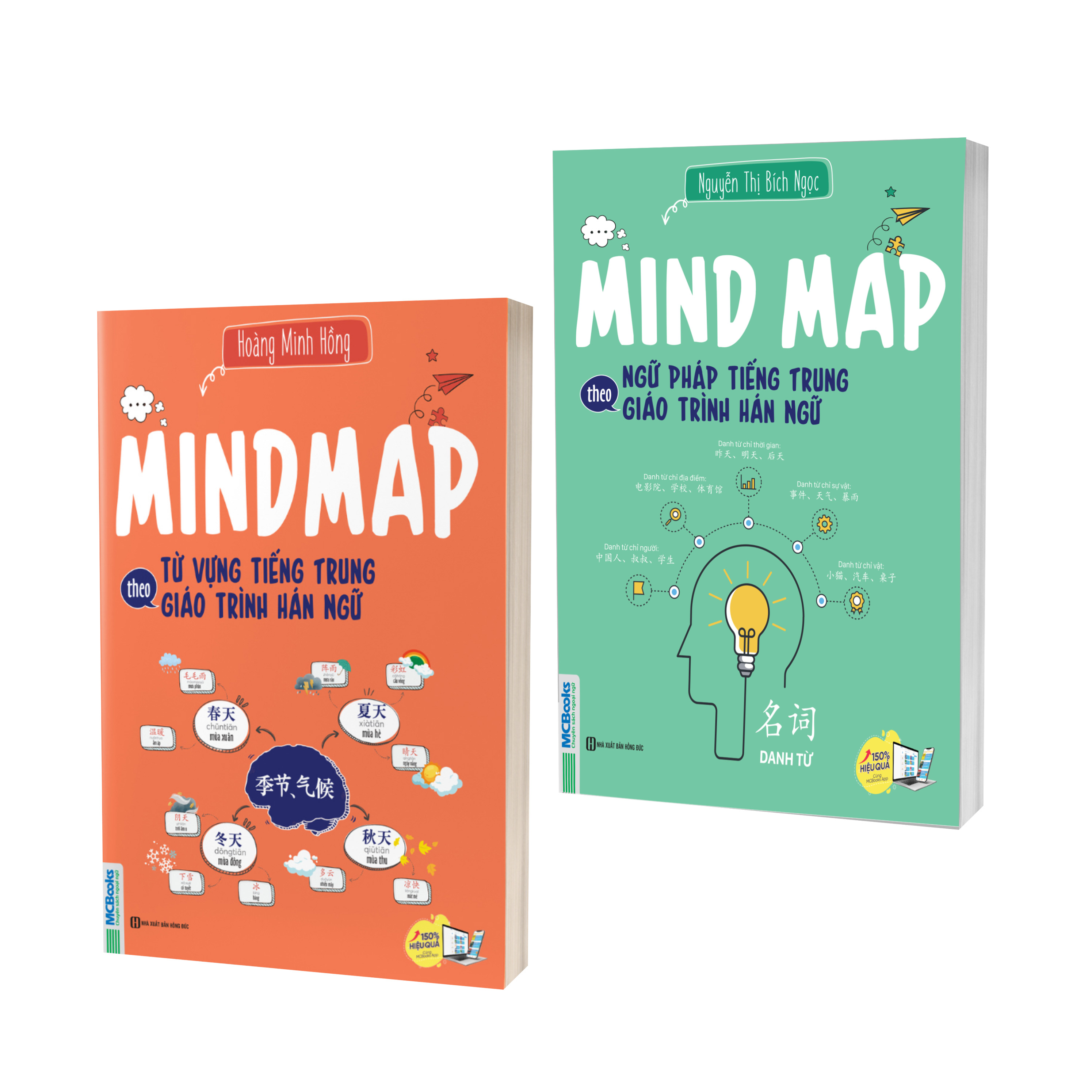 Combo Mind map tự học tiếng trung theo giáo trình hán ngữ