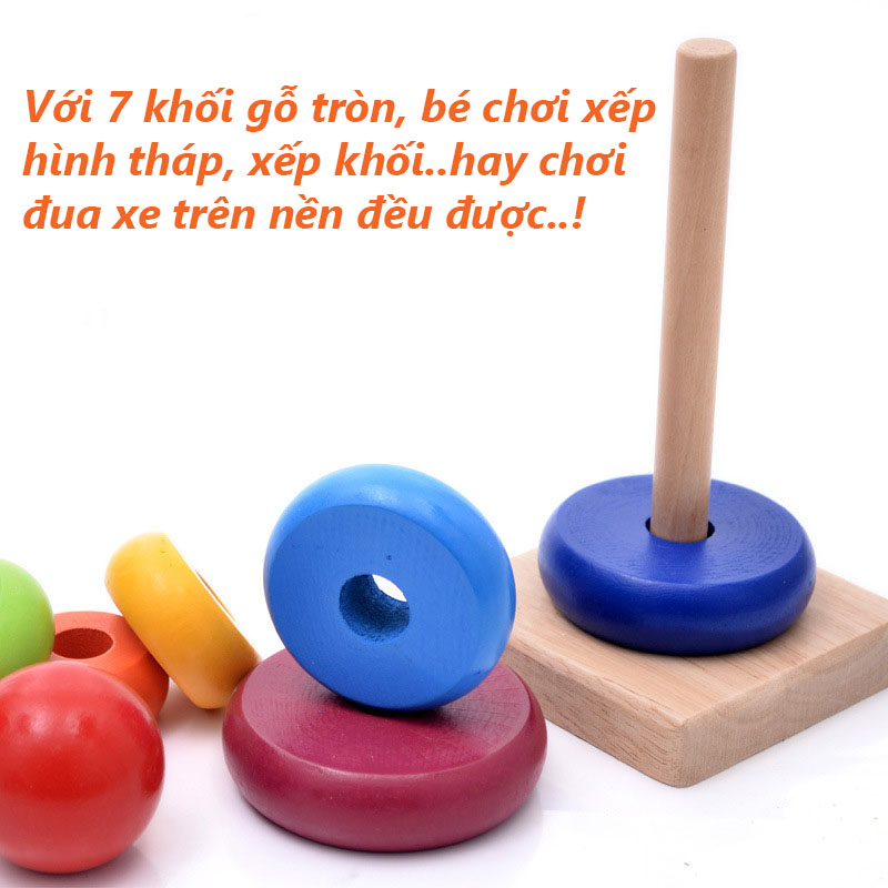 COMBO thả hình 16 khối và xếp cầu vồng 7 màu