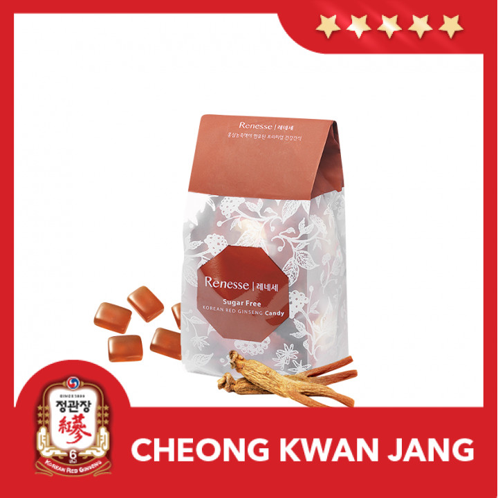 [Kẹo Sâm Hàn Quốc] Kẹo Hồng Sâm Renesse KGC Cheong Kwan Jang - Ginseng Candy (180g)