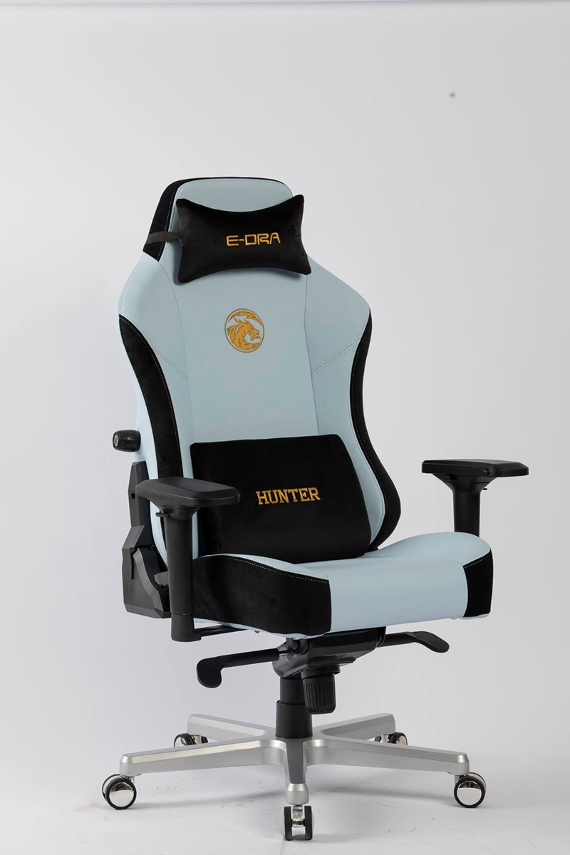 Ghế gaming E-Dra Hunter EGC206 Sierra Blue - Hàng chính hãng