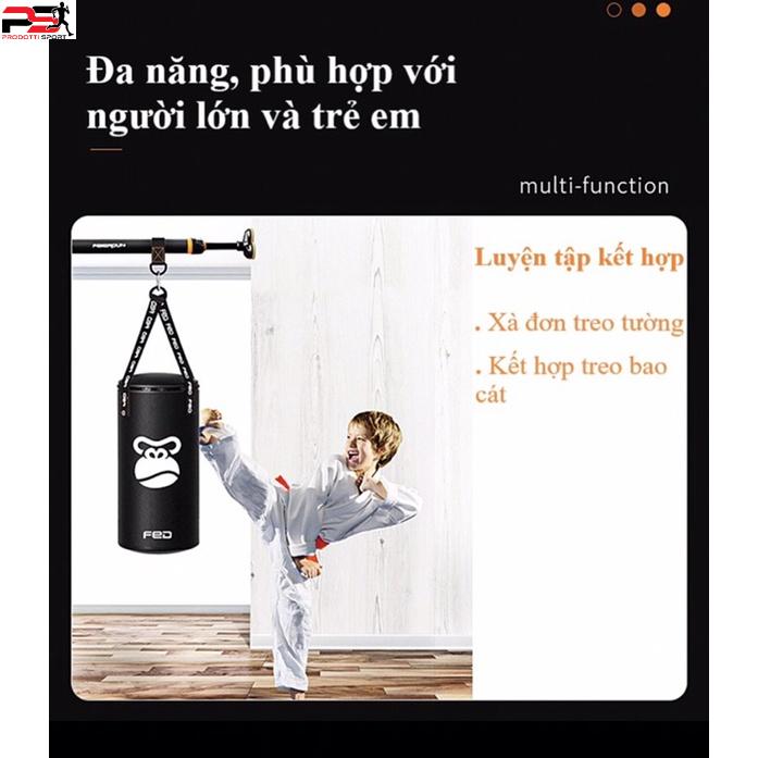 Bao đấm,bao cát boxing treo xà cho bé FED-XM0115 phản xạ da PU bền đẹp