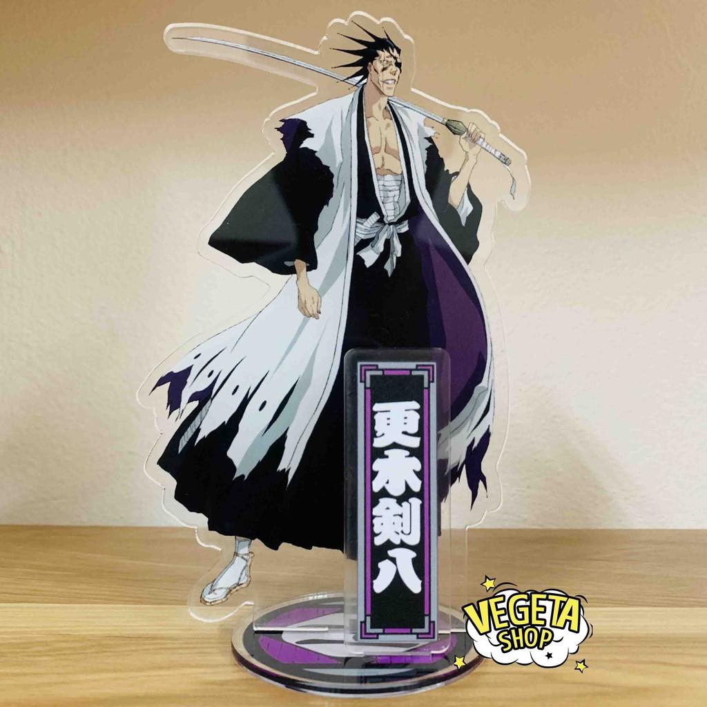 Mô Hình Tượng Standee Acrylic Mica 2 mặt - Bleach - Ichigo Rukia Kisuke Kenpachi Gin Byakuya Izuru Toshiro Aizen Renji