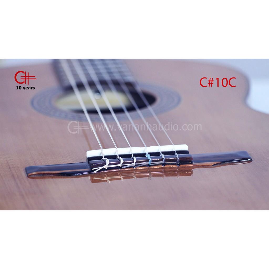 Đàn Guitar classic C#10C 100% gỗ thịt tự nhiên action bấm êm nhẹ tay