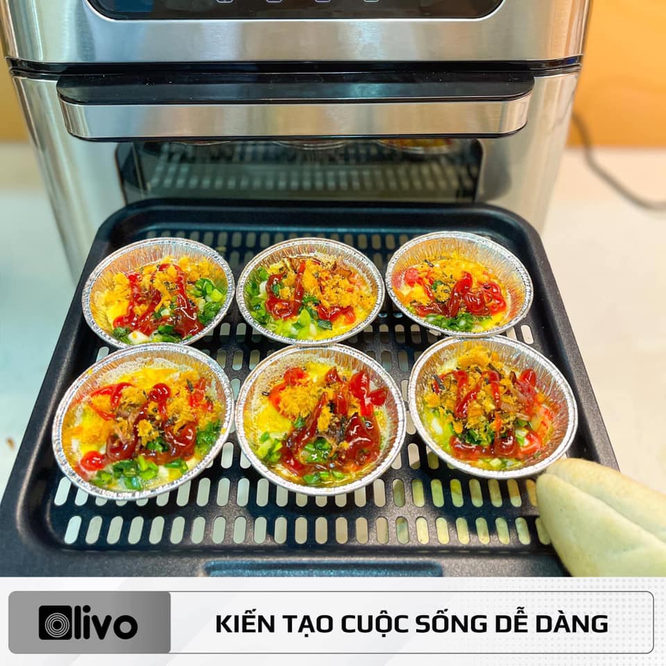 Nồi chiên không dầu Olivo AF-12. Hàng chính hãng