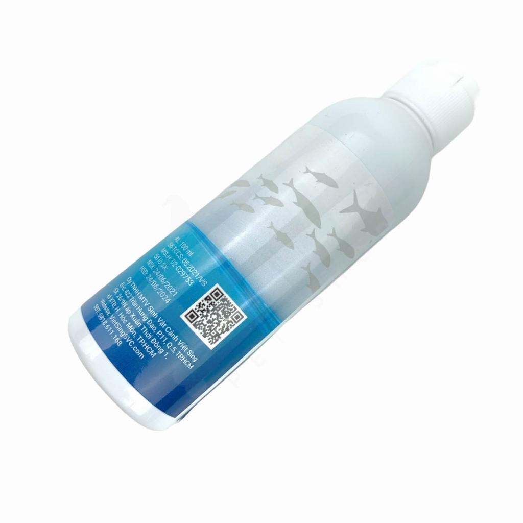 Chai 100ML FRESH BOOSTER Dung Dịch Khử Clo, Nước Mới Cho Cá, Chống Sốc Khi Thay Nước