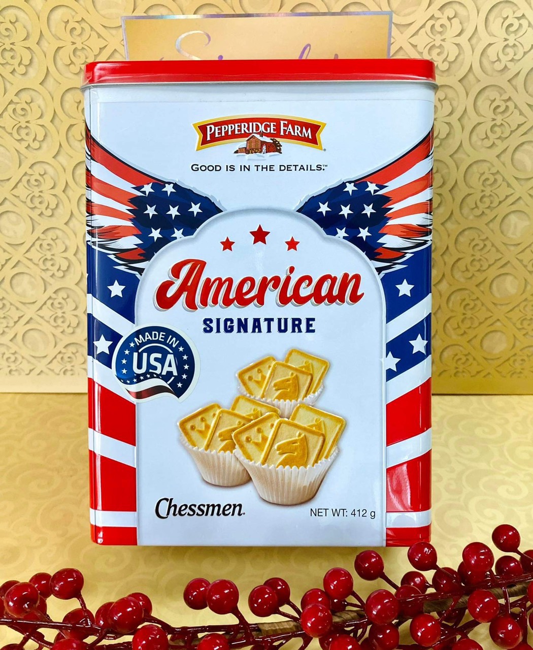 Hộp quà tết - Hộp Bánh Pepperidge Farm American Signature 412g