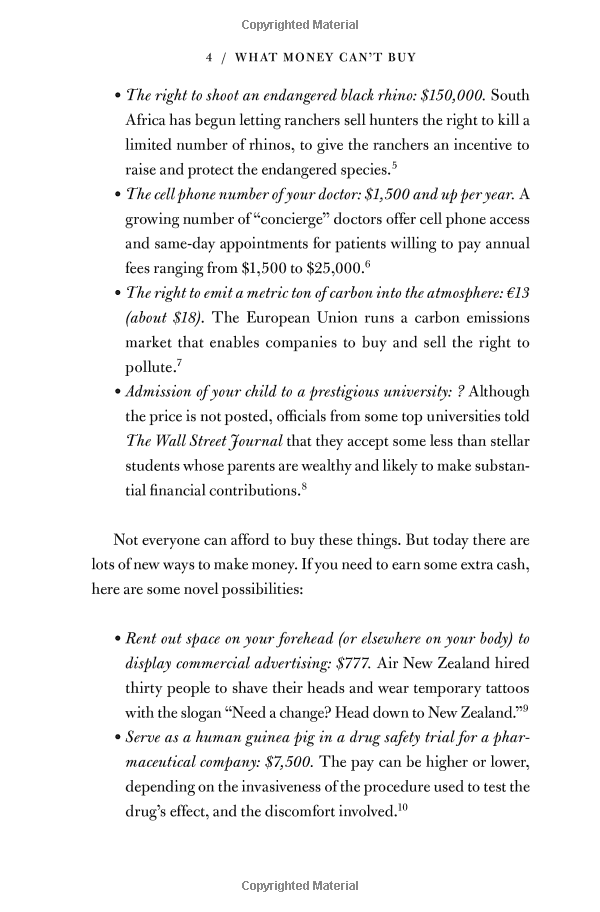 What Money Can't Buy