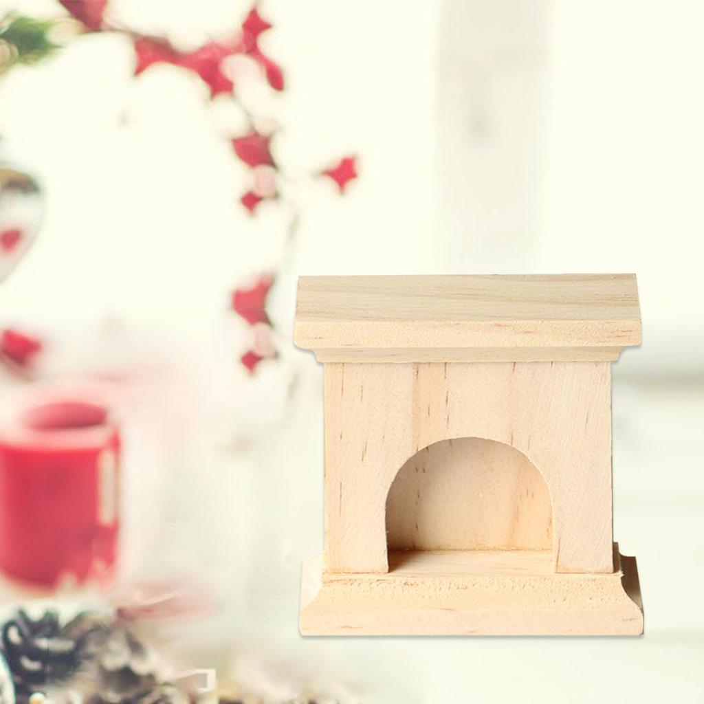 1/6 Dollhouse Fireplace Gifts Furniture Toddlers Children