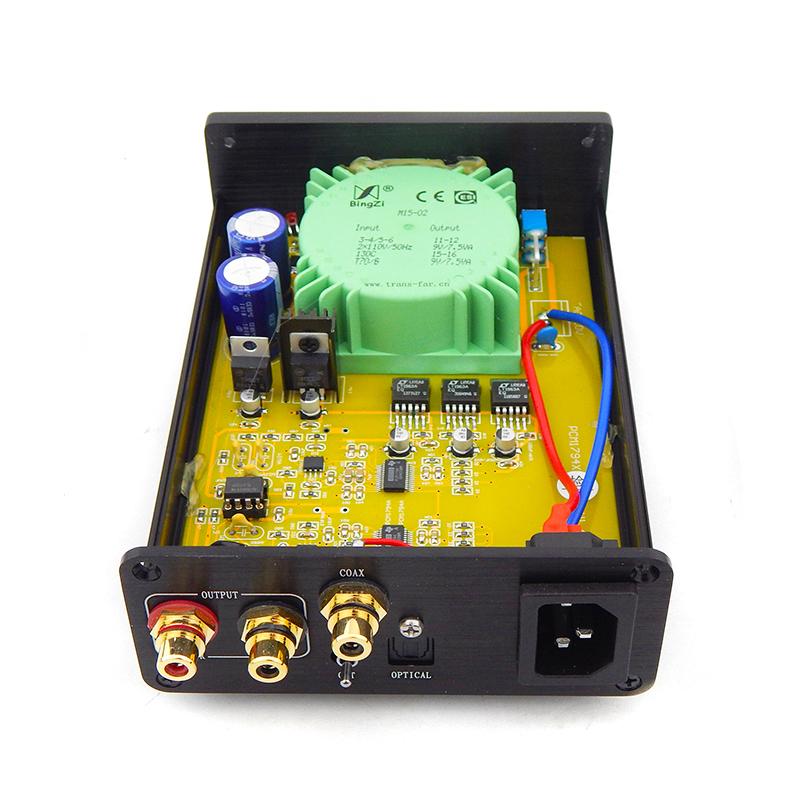 Âm thanh kép PCM1794 HIFI DAC Đồng trục 24 bit PCM1794A DAC OPA1612 Opamp cho trình phát CD âm thanh