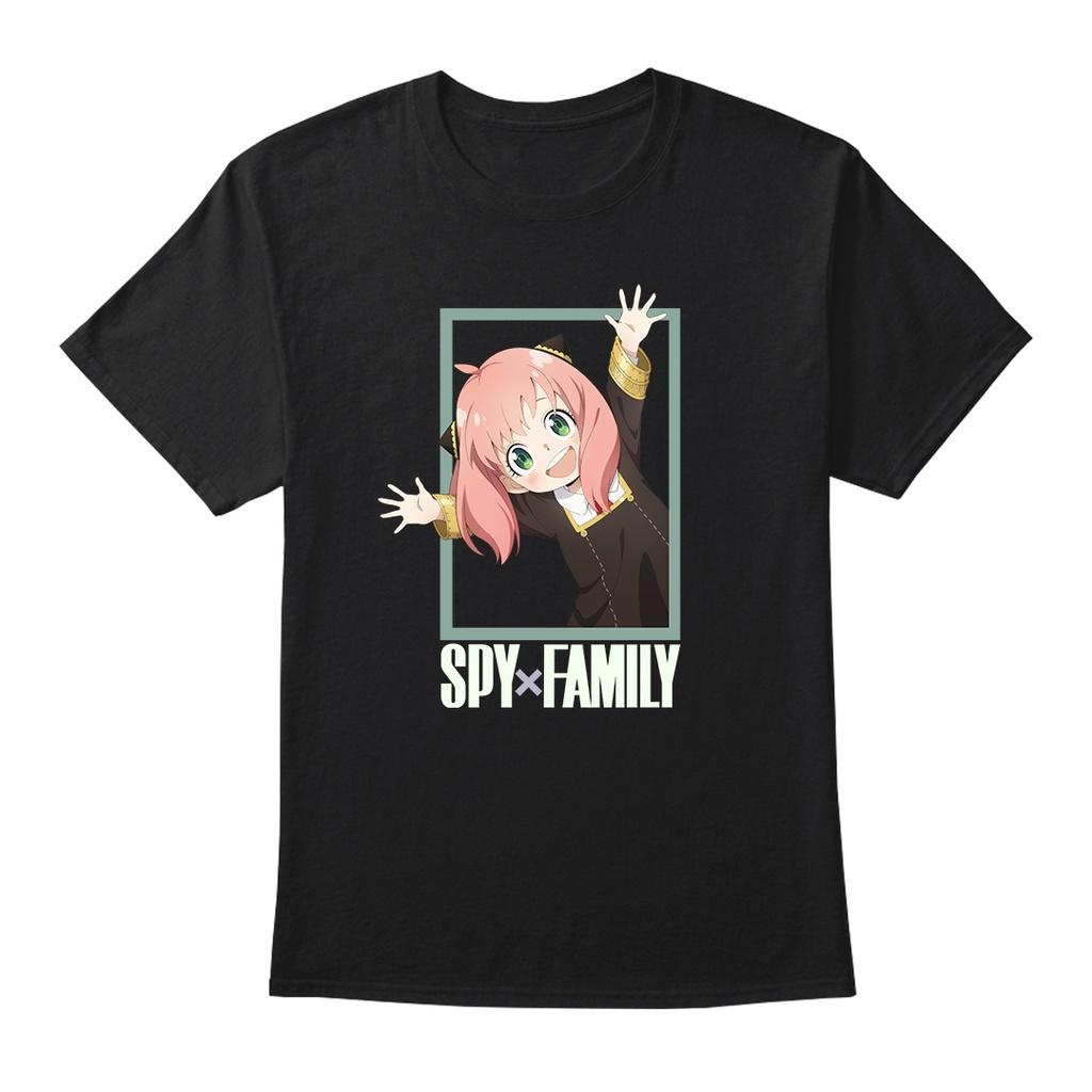 Áo thun SPY x FAMILY - Anya Forger Unisex Manga Anime độc đẹp cực HOT giá rẻ 2 màu đen trắng