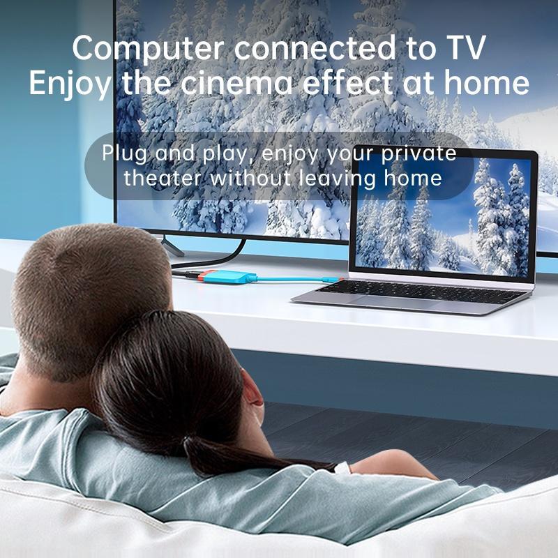 Đế Chuyển Đổi Type-C Sang 4K Hdmi Usb 3.0 Pd Cho Nintendo Switch/Điện Thoại/tablet