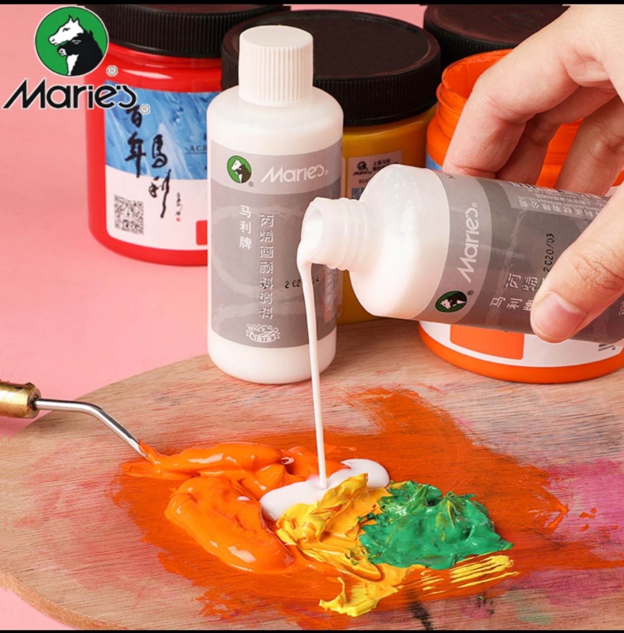 CHAI DUNG DỊCH PHA LOÃNG MÀU ACRYLIC 100ML