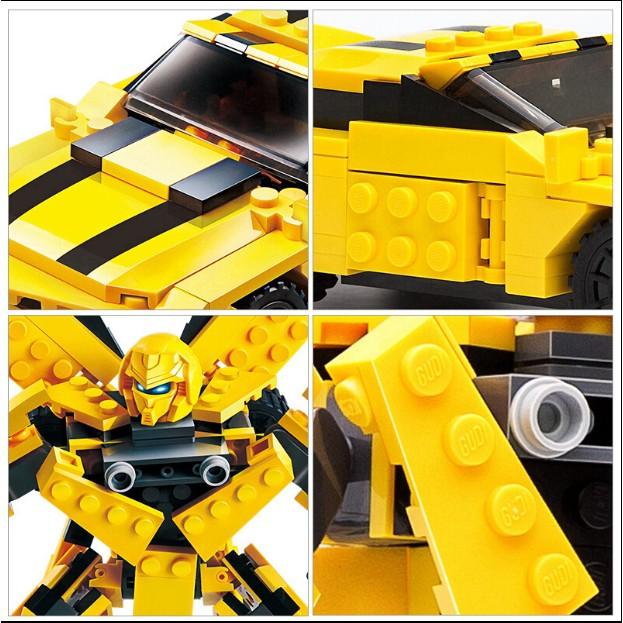 GUDI 8711 - Robot biến hình bumblebee biến hình 2 trong 1 - Robot Tranfomer lắp ráp, xếp hình