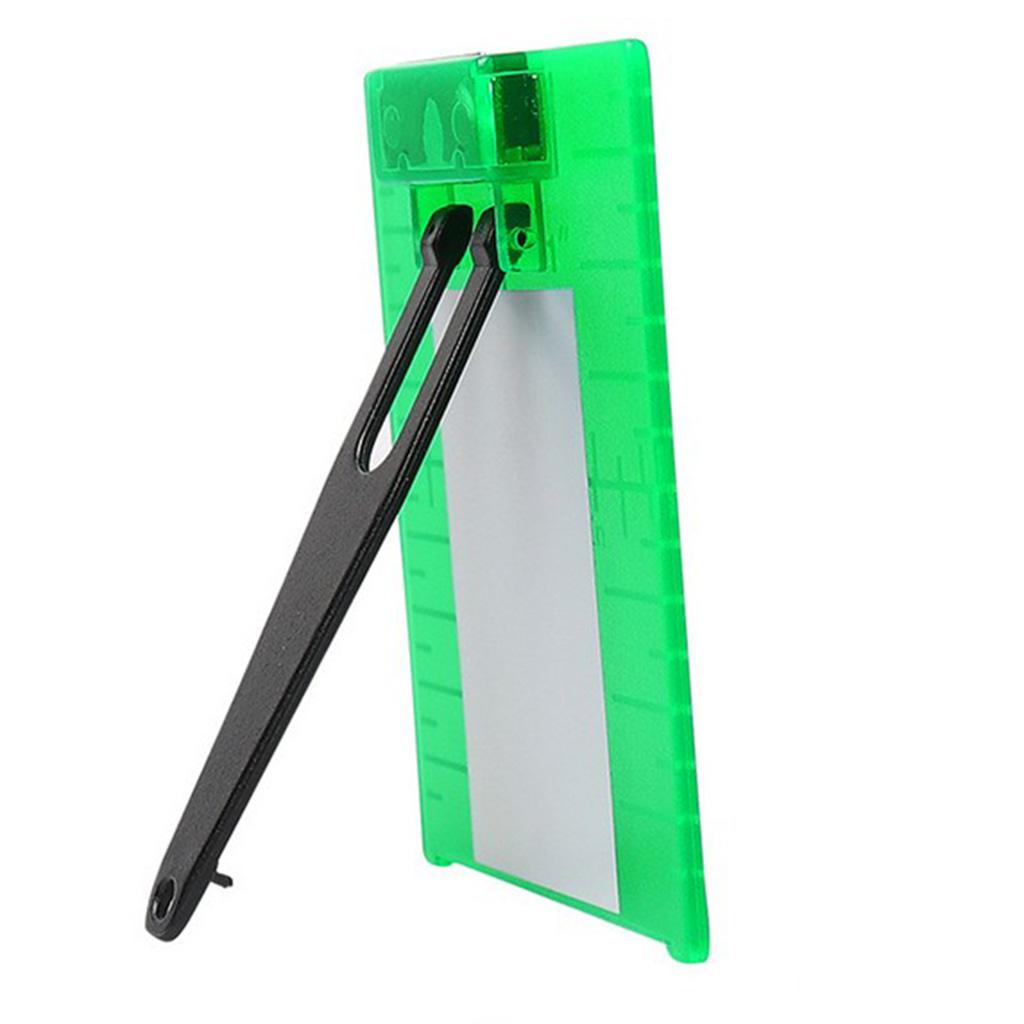 Magnetic Floor Laser Target Plate Card with Stand for Beam Application Green