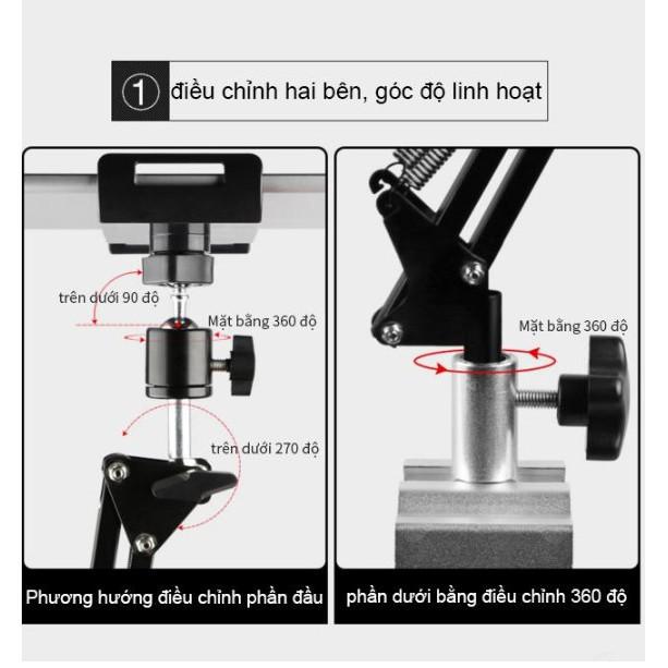 Giá Đỡ có chân kẹp cho Điện Thoại Máy Tính Bảng