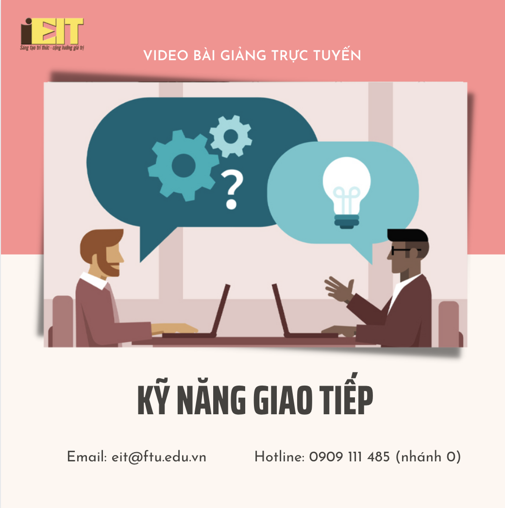 Bài giảng trực tuyến Kỹ năng giao tiếp chuyên nghiệp